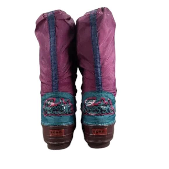 Sorel Boots Womens 6 Snow Winter Tall Retro Freestyle Waterproof Active Lace Up - Picture 8 of 15
